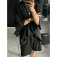 thumbnail image 3 of INCERUN Men's Solid Color Oversize Home Loungewear Sets Outdoor Summer Suits, 3 of 6
