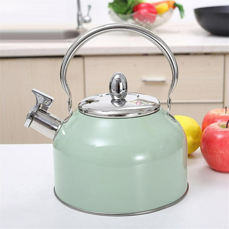 Yipa Tea Kettle Stovetop 2.5/2.8/3/3.5 Liters Stainless Steel Whistling  Teakettle For Stovetop Tea Pot with Folding Cool Grip Ergonomic Handle  Small