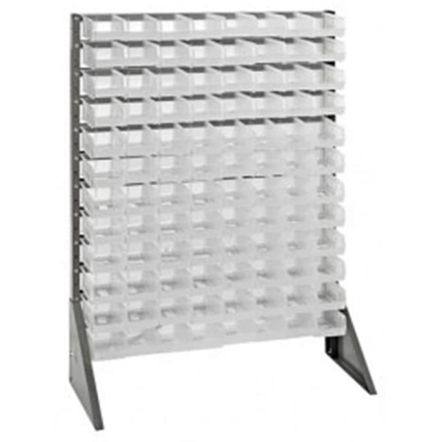 Quantum Storage QRU-12S-220-96CL Single Sided, 12 Rail Unit with 96 Plastic Storage Bins