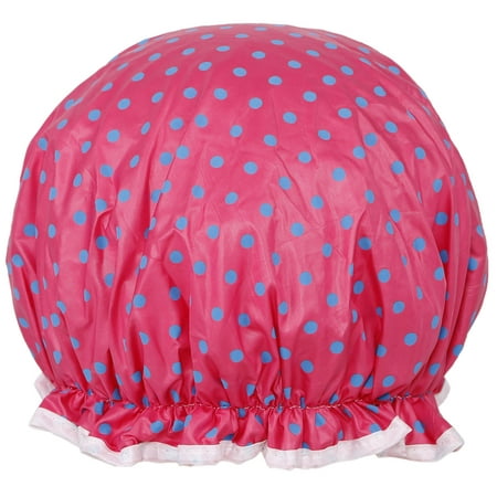 bathing layered reusable waterproof cap lovely shower double