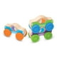 thumbnail image 1 of Set de 3 Coches Apilables de Animales Melissa & Doug Simpáticos Conductores 4pulg Madera Infantil Melissa & Doug MD-1256512, 1 of 2
