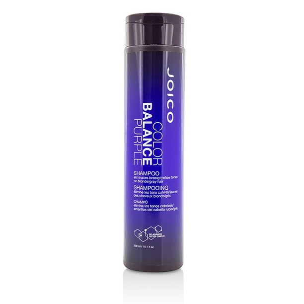 Joico Joico Color Balance Purple Shampoo Eliminates Brassy Yellow Tones On Blonde Gray Hair 300ml 10 1oz Walmart Com Walmart Com