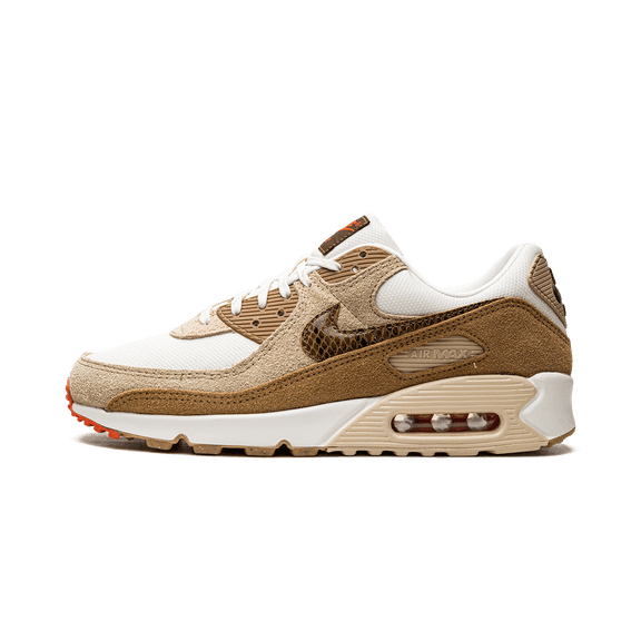 NIKE WOMENS AIR MAX 90 Womens "Pale Ivory Snakeskin Swoosh" DX9502 100 DX9502 100 from Stadium Goods