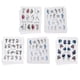 thumbnail image 4 of Decoraciones de uñas fáciles de transportar adecuadas para materiales para principiantes pegatinas para decoración de uñas tienda de manicura para el hogar salón de ANGGREK Otros, 4 of 8