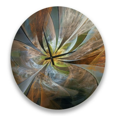 Buy Designart Symmetrical Yellow Fractal Flower Modern Wall Clock Online In Poland 665349118 Buy Designart Symmetrical Yellow Fractal Flower Modern Wall Clock Online In Poland 665349118