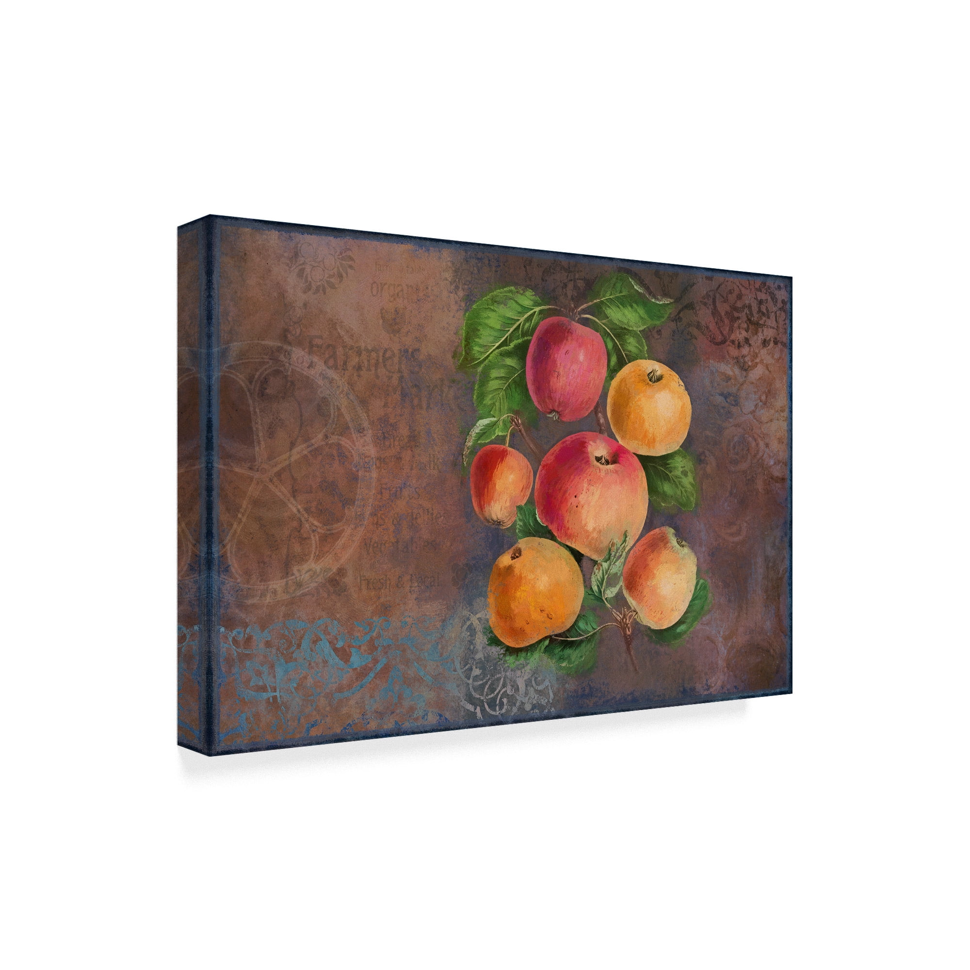 Trademark Fine Art 'Apples Fruit Series' Canvas Art by Cora Niele
