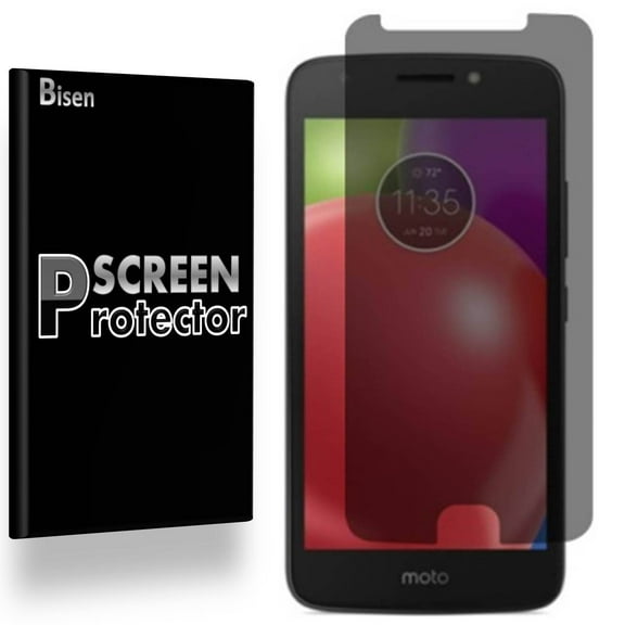 Motorola Moto E4 Plus [2-Pack BISEN] Privacy Anti-Spy Screen Protector, Privacy Film To Keep Your Screen Secret, Anti-Scratch, Anti-Fingerprint