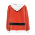 thumbnail image 3 of FKELYI Ladies Zipper Hoodie Lightweight Christmas Santa ELF Long Sleeve Streetwear for Jogger Loose Ladies Zipper Sweatshirt Jacket Size 5XL, 3 of 6