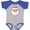 Heather and Royal, variant on Inktastic Cute Santa Claus Face Boys or Girls Baby Bodysuit
