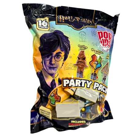Harry Potter Pop Ups Lollipop Party Pack, 16 Count, Assorted Flavors, Candy Treats