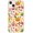 Autumn Mix, variant on for iPhone 14 Case, Cute Floral Bee Pattern Pretty Flower Design Transparent Soft TPU Protective Clear Case 6.1 inch (Bumblebee Flowers)