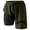 Dark Green, variant on FUZHIQ Men's Swim Trunks 9 Inch Lightweight Palm Tree Print Quick Dry Surf Board Shorts with Built-In Briefs Stretch Fabric Mens Summer Clothes,L