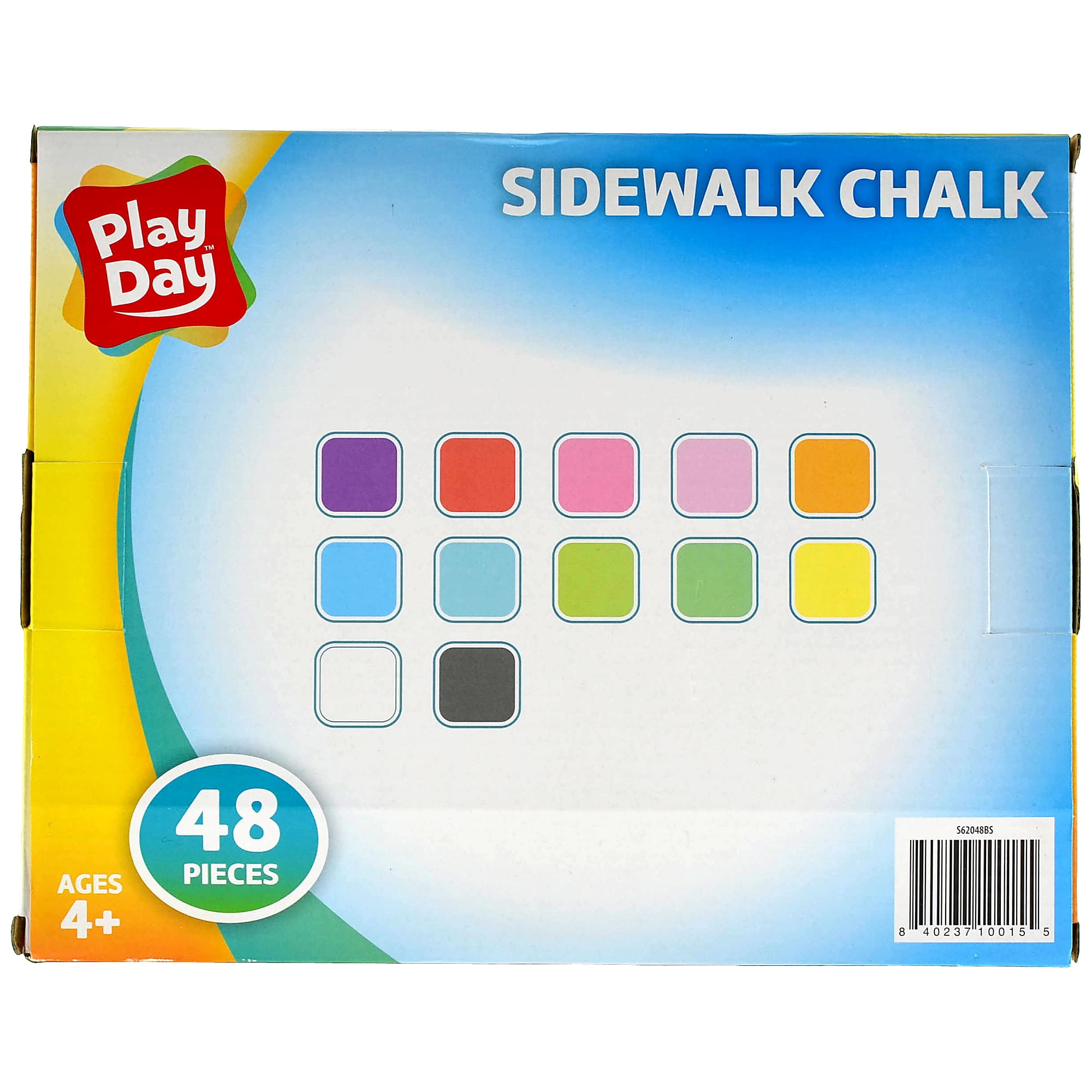 Play Day Sidewalk Chalk, 48 Piece
