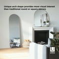 thumbnail image 6 of Umbra Hubba Arched 20x62" Mirror, 6 of 17