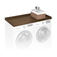 thumbnail image 2 of Furinno RAVEL 27.5 D x 54 W Washer Dryer Countertop Edge Rails Modern Walnut, 2 of 6