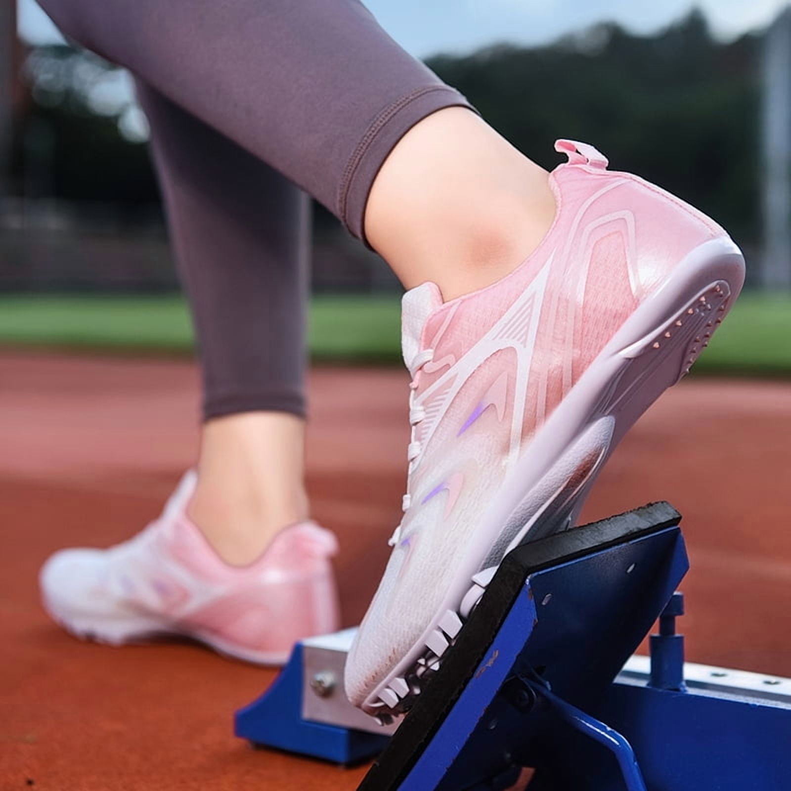 Mens Womens Boys Girls Spikes Athletics Racing Running Shoes Track and Field Sneaker
