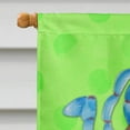 thumbnail image 3 of Carolines Treasures BB8245CHF Blue Crab Green Polkadot Flag Canvas House Size  Large multicolor, 3 of 4
