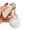 B, variant on Keychain Rabbit Ear Soft Plush Ball Charm Key Chain Car Keys Bags Backpacks Kids Travel Accessories Stress Relief Gift