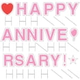 thumbnail image 2 of Vispronet Happy Anniversary Yard Signs with Stakes – Each Letter is 18in Tall – Made from Durable Coroplast - Weather-Resistant Signs and Steel Stakes (Pink), 2 of 7