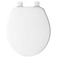 CHURCH 540EC 000 Toilet Seat with Easy Clean & Change Hinge, ROUND