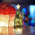 thumbnail image 4 of Iglesia de las luces del árbol de navidad de los ornamentos de la atmósfera mini. Nuevas Decoraciones Led Decoración del Hogar Cedro Luminoso Iluminado, 4 of 5