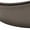 Brown Padded Oval, variant on Soft Padded Genuine Leather Dog Collar for Medium and Large Breeds sz L: Neck 16" - 19"