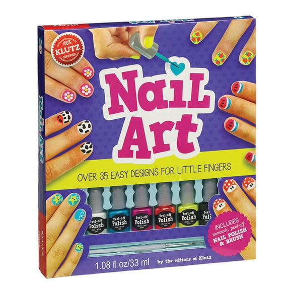 Klutz Nail Art: Over 35 Easy Designs for Little Fingers, (Paperback)