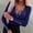 D, variant on Holzkary Womens Long Sleeve Shirts Fall Clothes Henley Tops Business Casual Ribbed Blouses Fashion Trendy Outfits 2025 Casual Solid Color Open Collar Long Sleeved Button Top Women's T Shirt A L