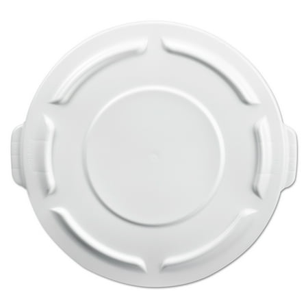 Gallon Brute Round Container Lid - Rubbermaid Commercial Flat Top Lid for 10-Gallon Round Brute Containers, 16
