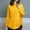 A_ Yellow, variant on Olyvenn Women Long Sleeve Mock Neck Loose Sweater, Solid Color Cable Knit Fall Warm Sweaters Pullover with Curved Hem Yellow M