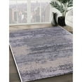 thumbnail image 3 of Ahgly Company Machine Washable Indoor Square Industrial Modern Mist Blue Area Rugs, 5' Square, 3 of 7