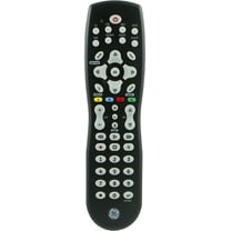 GE 8-Device Universal TV Remote Control in Black, 33715