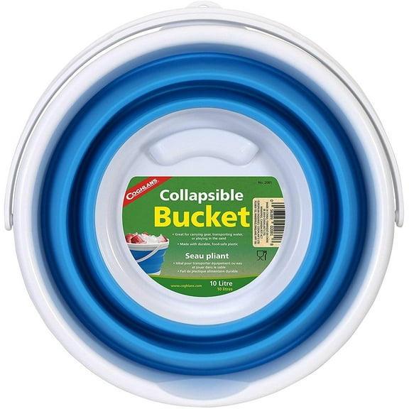 Coghlan's 2081 Collapsible Bucket - 10 Liter, Multicolor, One Size