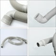 Koolleo Washing Machine Drain Hose Washer Drain Hose Extension Pipe (1.5 Meters)