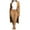 Khaki, variant on Women Suits Apring and Winter New Women's Big Stripe Cardigan Pants Two Piece Set