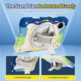 thumbnail image 5 of 3in1 Rotating Stand Case for Xiaomi Redmi Pad SE 8.7 inch 2024 with Hand/Shoulder Strap, Shockproof Rugged, Multicolor, 5 of 7