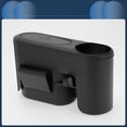 thumbnail image 6 of Unique Bargains Car Trash Can with Cup Holder Hanging Front Rear Seats Trash Bin Black 1 Pcs, 6 of 6