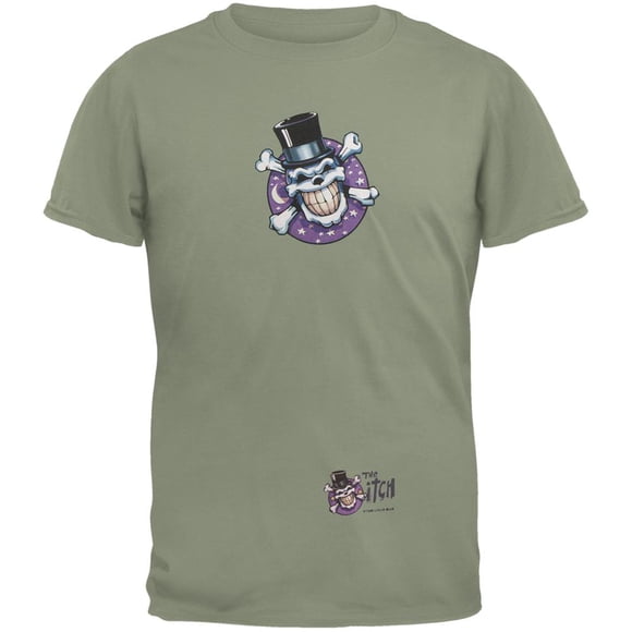 Skull & Crossbones Top Hat Logo Adult T-Shirt