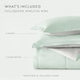thumbnail image 4 of All Season Reversible Comforter Set Breathable Cool in Aqua & Light Gray Twin/Twin XL Bedding by Comfort Canopy, 4 of 19