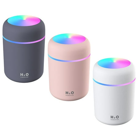 

Goorabbit 1 Pack Colorful Cool Mini Humidifier USB Personal Desktop Humidifier for Car Office Room Bedroom etc. Auto Shut-Off 2 Mist Modes Super Quiet.(Pink)