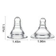 thumbnail image 3 of Baby Anti Colic Nipples For Standard Neck Bottles,Silicone Breast Like Nipples, For Newborn Babies And Older, Slow Flow,100% Silicone Bottle Nipple Walmart Pallets, 3 of 5