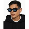 thumbnail image 4 of Square Sunglasses for Women Men Square Thick Frame Sun Glasses Simple Designer Style Shades, 4 of 6