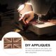 thumbnail image 2 of Parches bordados, apliques de bandera británica para ropa, parches de Union Jack para chaquetas, sombreros y mochilas, pegatinas de tela divertidas y geniales para reparar ropa., 2 of 5