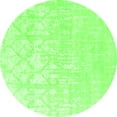 thumbnail image 1 of Ahgly Company Indoor Round Solid Green Modern Area Rugs, 7' Round, 1 of 1