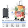 thumbnail image 6 of Balery High Detail Succulent And Cactus Luggage Cover Protector, Scratch And Dirt Resistant, Fits 18-32 Inch Luggage - Small, 6 of 9