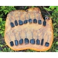 thumbnail image 3 of Natural Black Tourmaline Key Chain, Raw Tourmaline Log Keychain, Crystal Keyring, 3 of 7