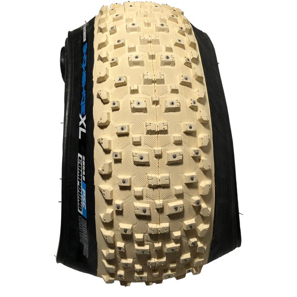 Vee Tire 26x4.8 Snow Shoe XL Studded Fat Tires FB White Pure Silica