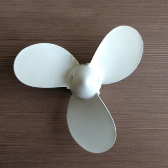 Tekuisi Boat Propeller with Three Leaves 7 1/4 5-A for HANGKAI 3.5 for HP for Yamah 2 Horsepower Outboard Motor Propeller Aluminum Alloy