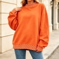 thumbnail image 4 of Azrian Women’s Mock Neck Sweatshirt,Long Sleeve Casual Pullover Sizes S-3XL, 4 of 6