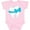 AD-Pink, variant on Inktastic Tooth with a Bow Boys or Girls Baby Bodysuit